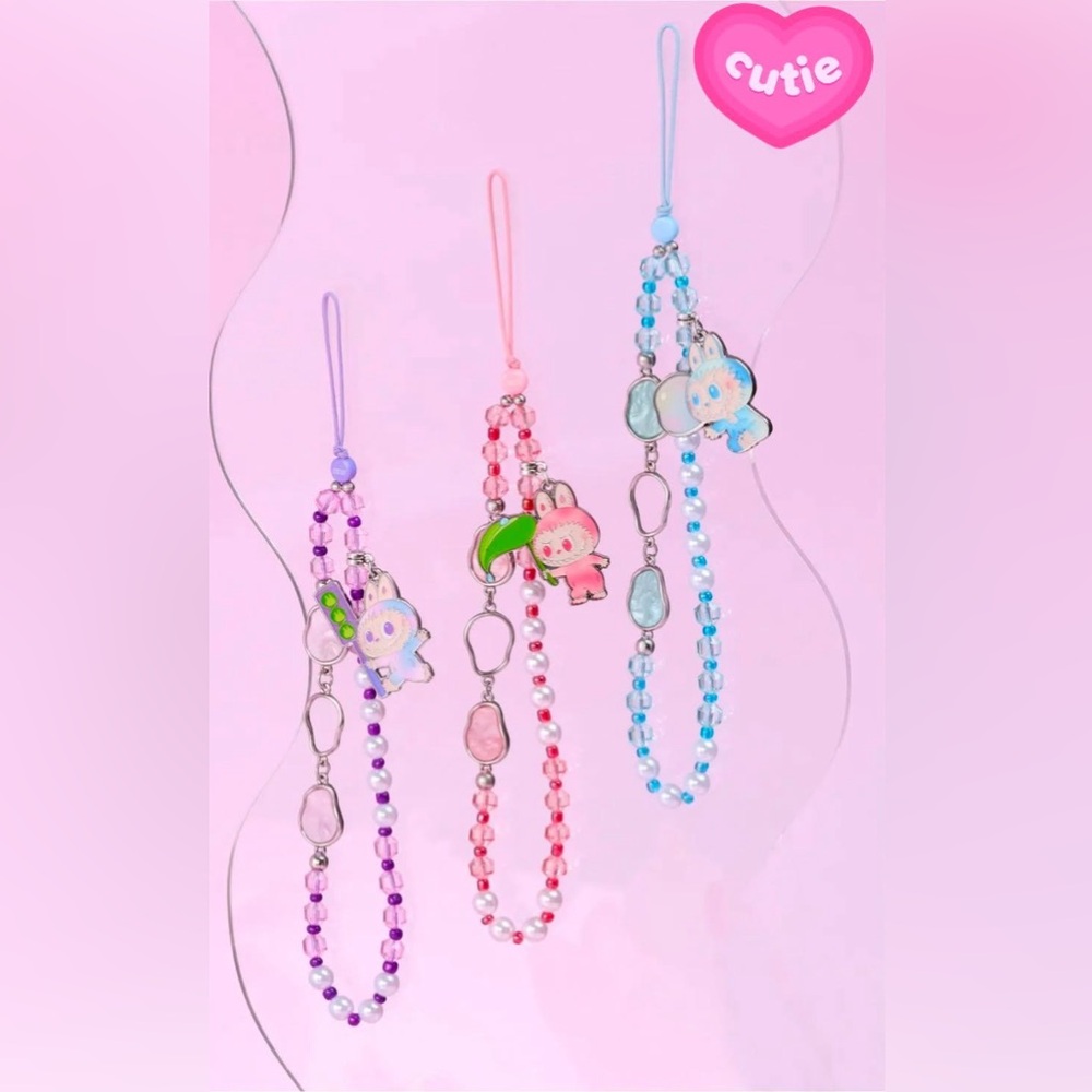 Big Into Energy (BIE) labubu phone charm ( Luck ) Confirmed